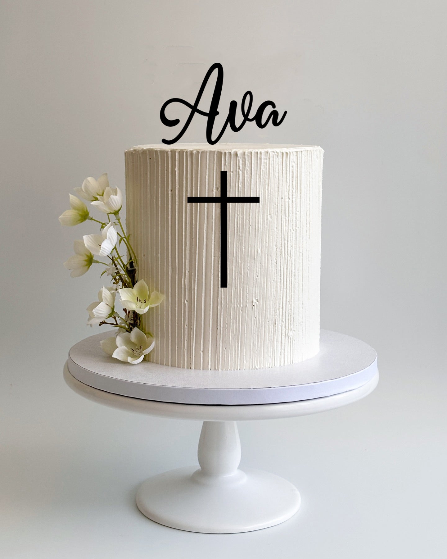 Name Topper + Cross Fropper