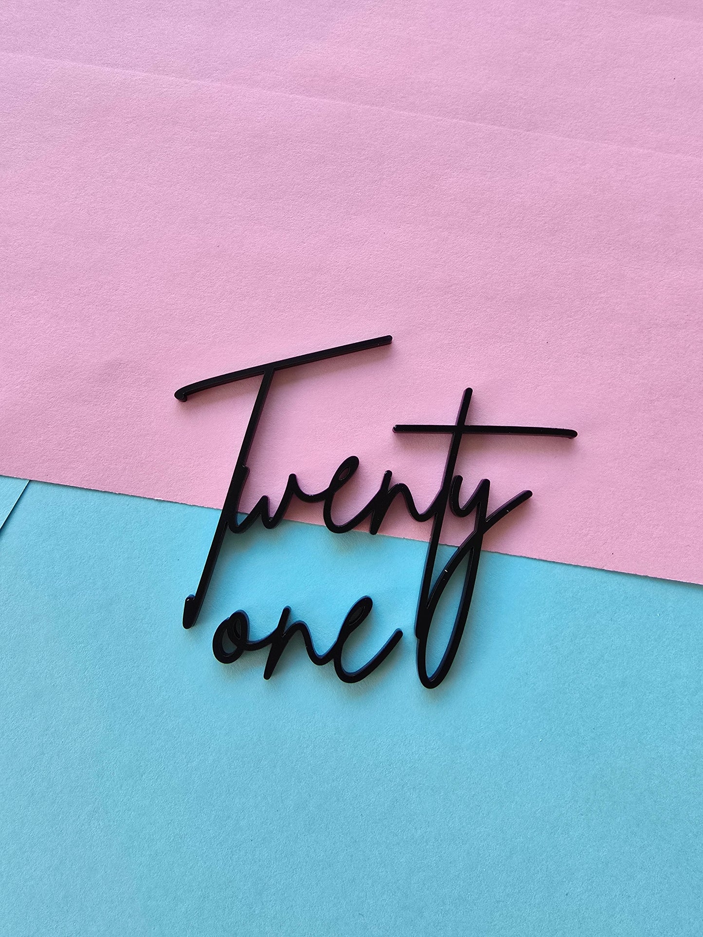 Number Fropper / Flat Lay Charm - 7 Fonts to Choose From