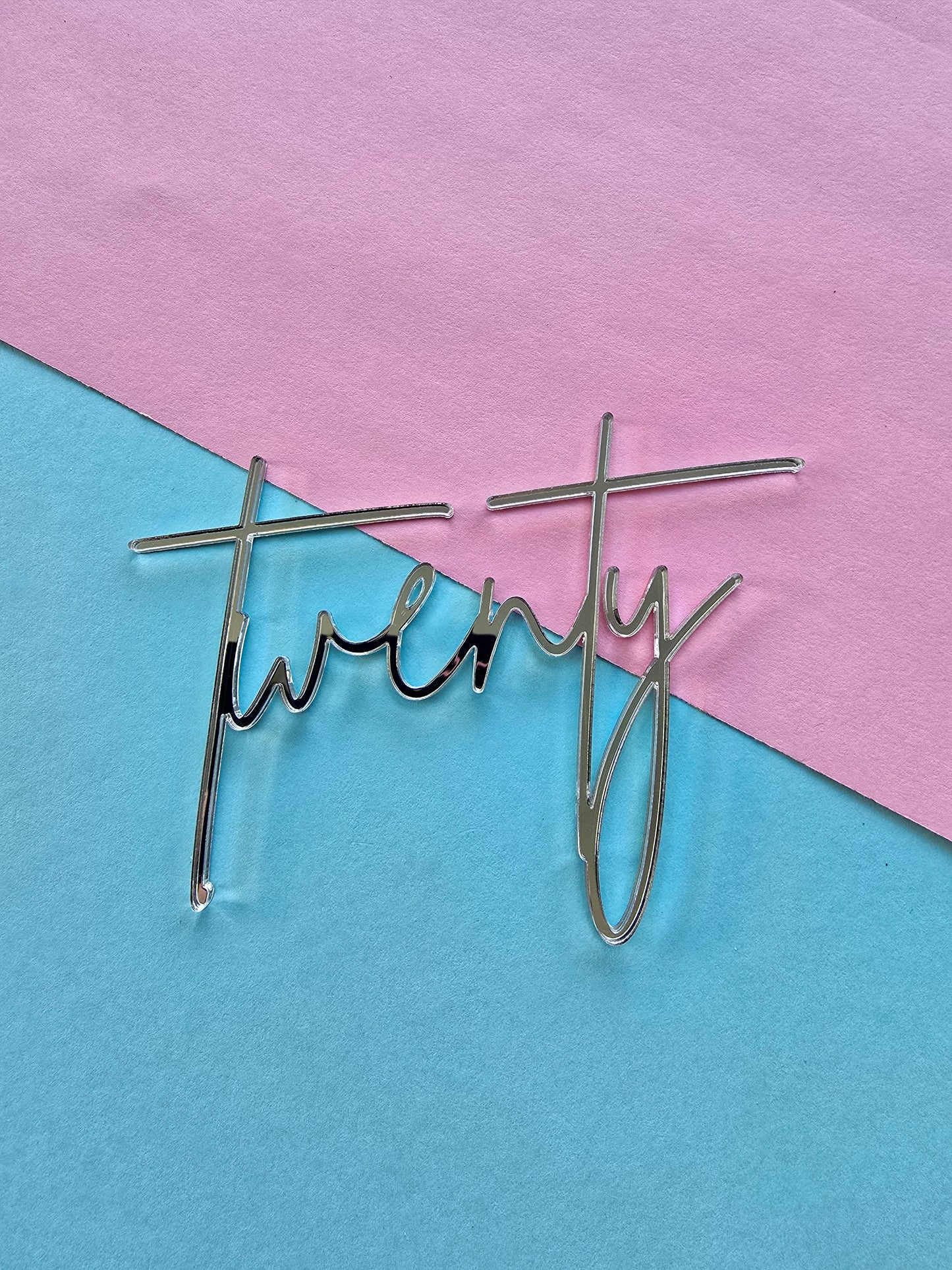 Number Fropper / Flat Lay Charm - 7 Fonts to Choose From