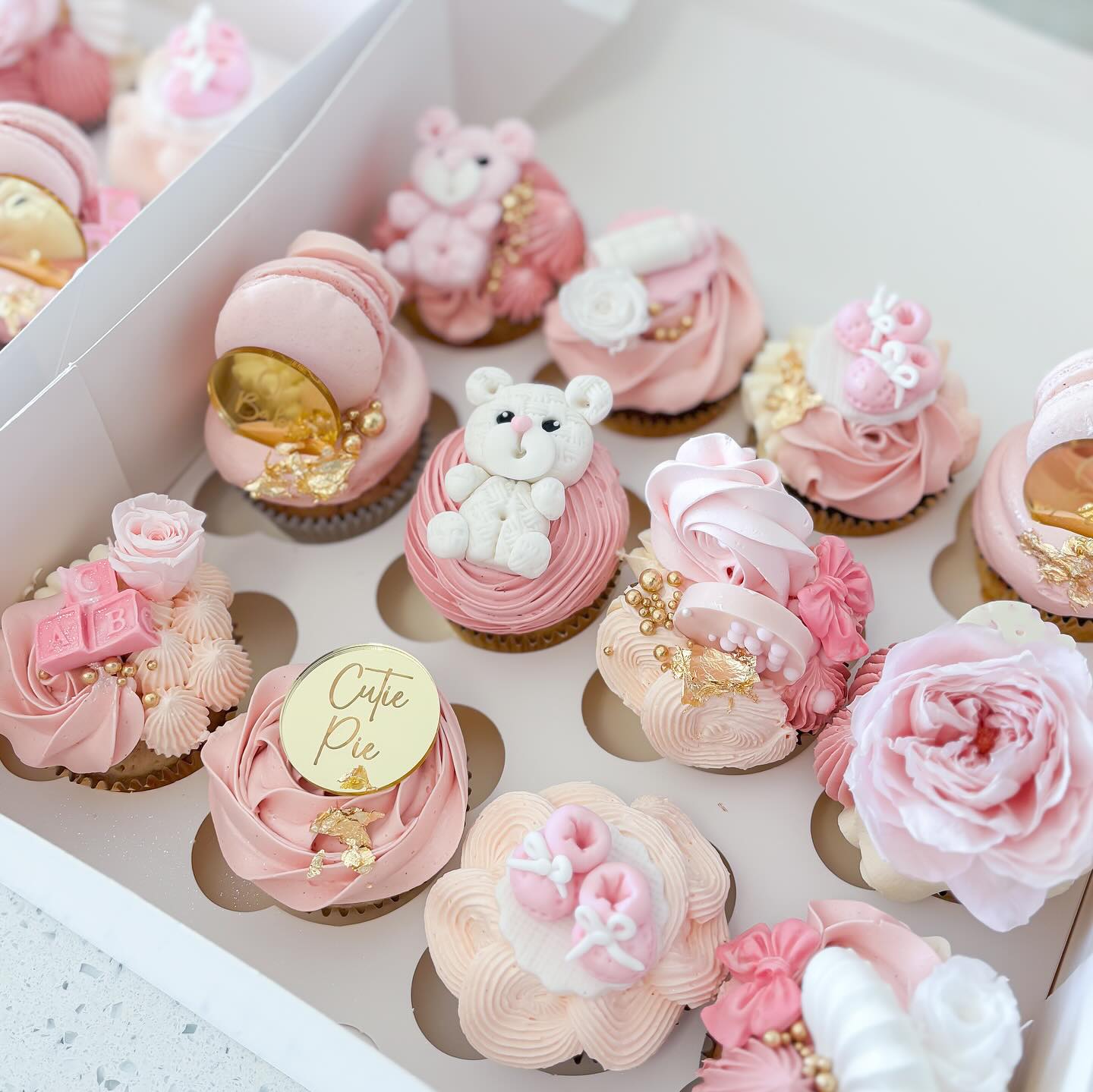 Cutie PIe Cupcake Topper/Charm