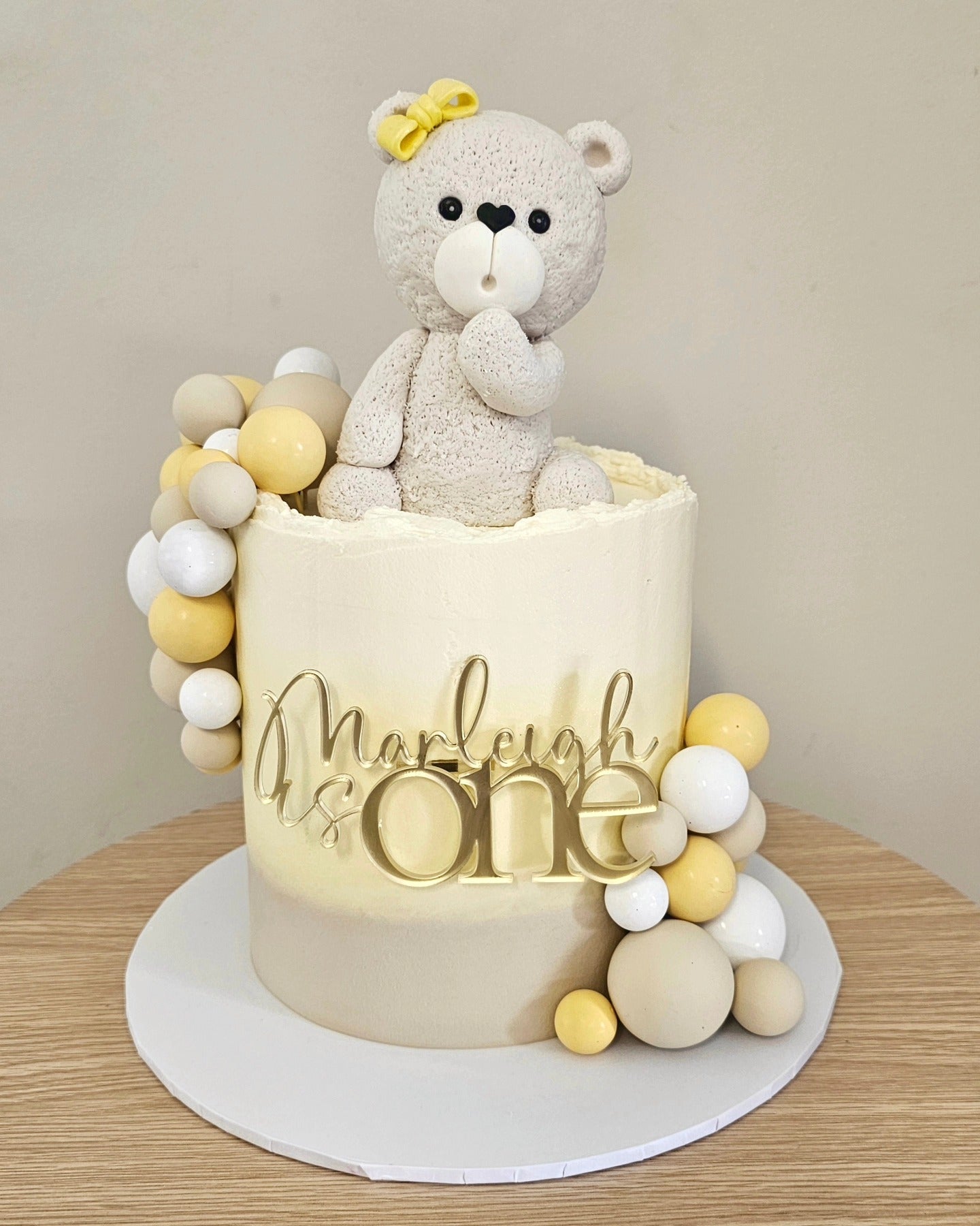 Personalised Name is Age Front Topper