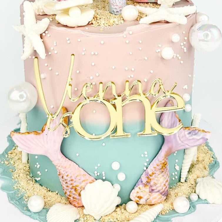 Personalised Name is Age Front Topper