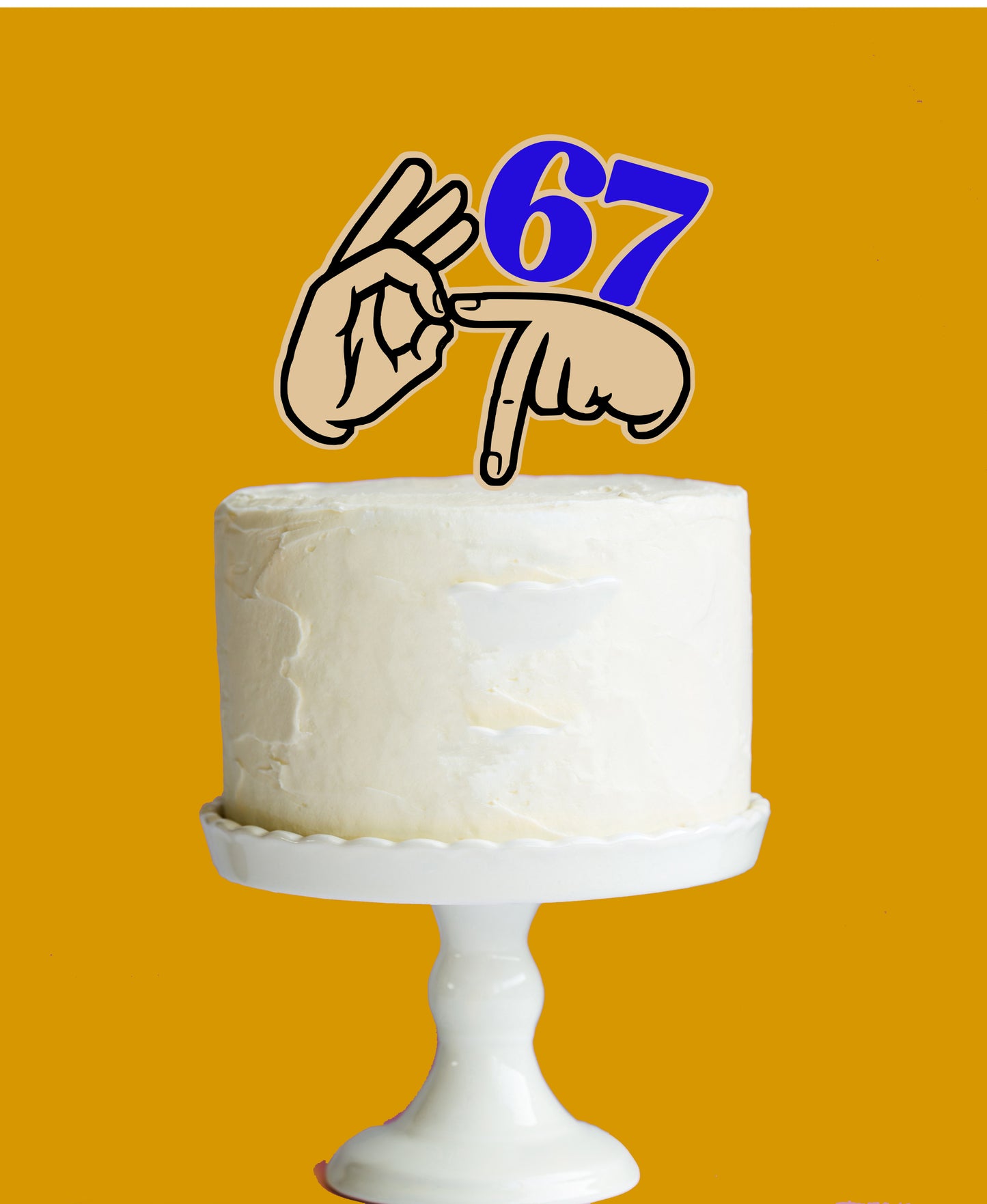 Six Seven Cake Topper | 6 7