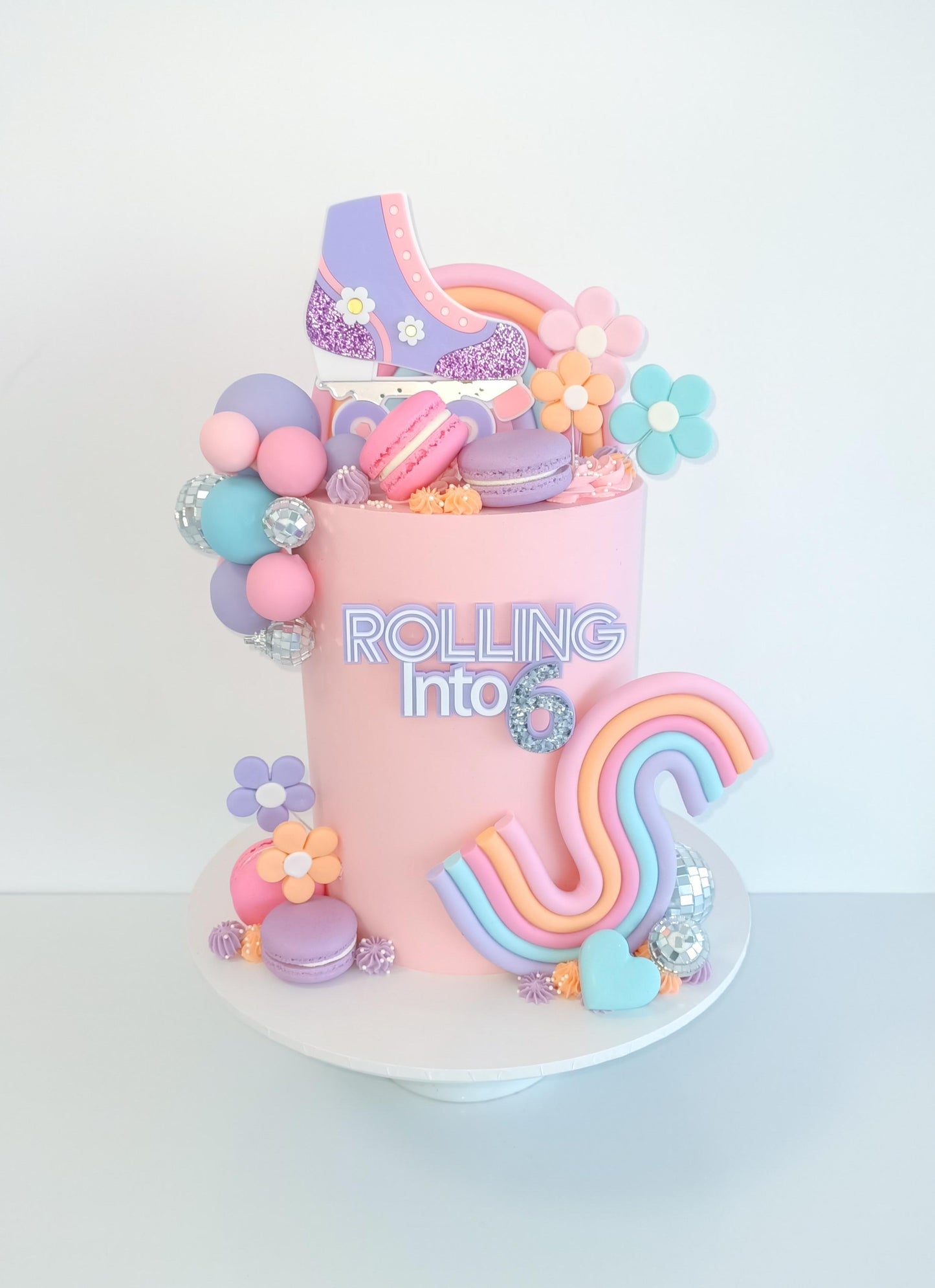 Roller Skate Cake Topper Set - Rolling Into