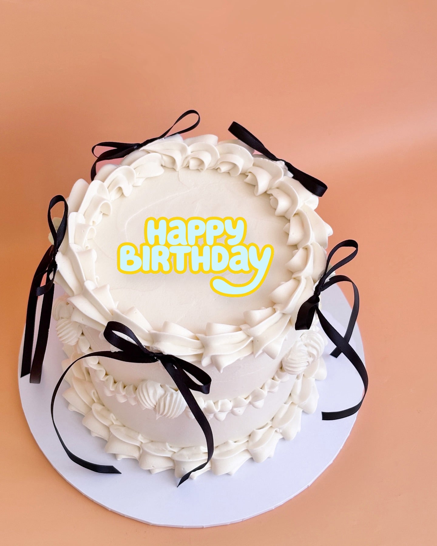 Happy Birthday Cake Charm 10cm