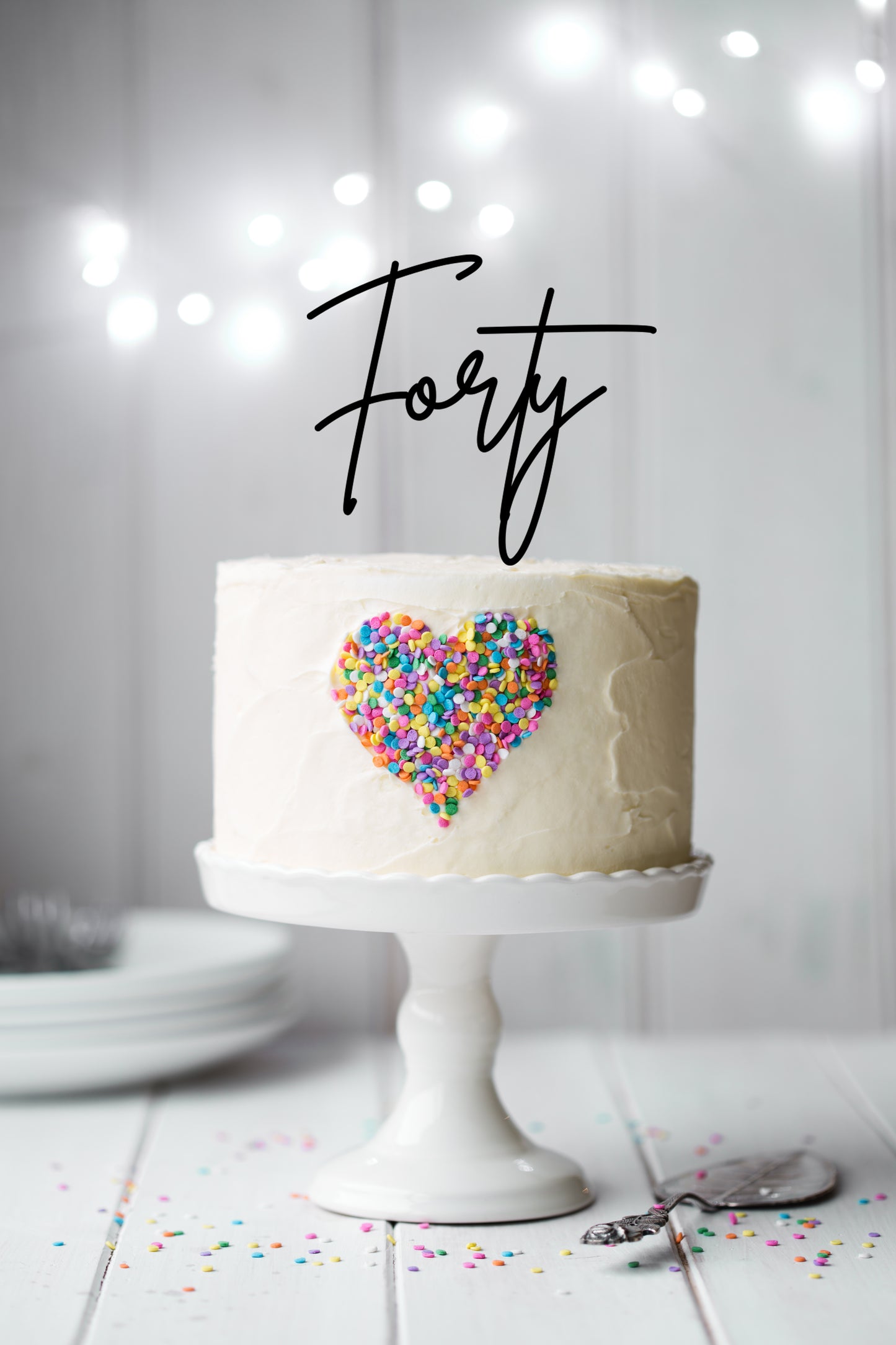Number Cake Topper - Brittney Font