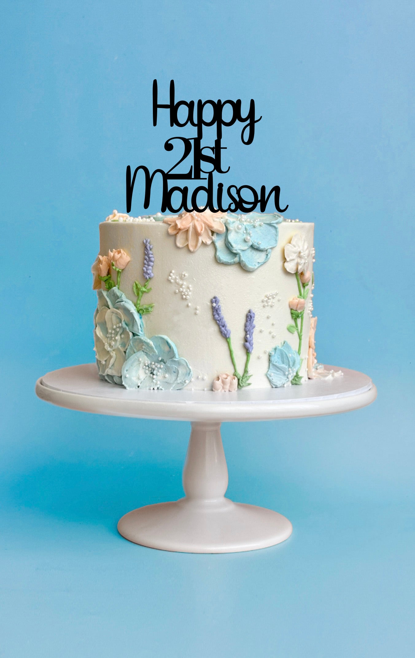 Happy Age Cake Topper