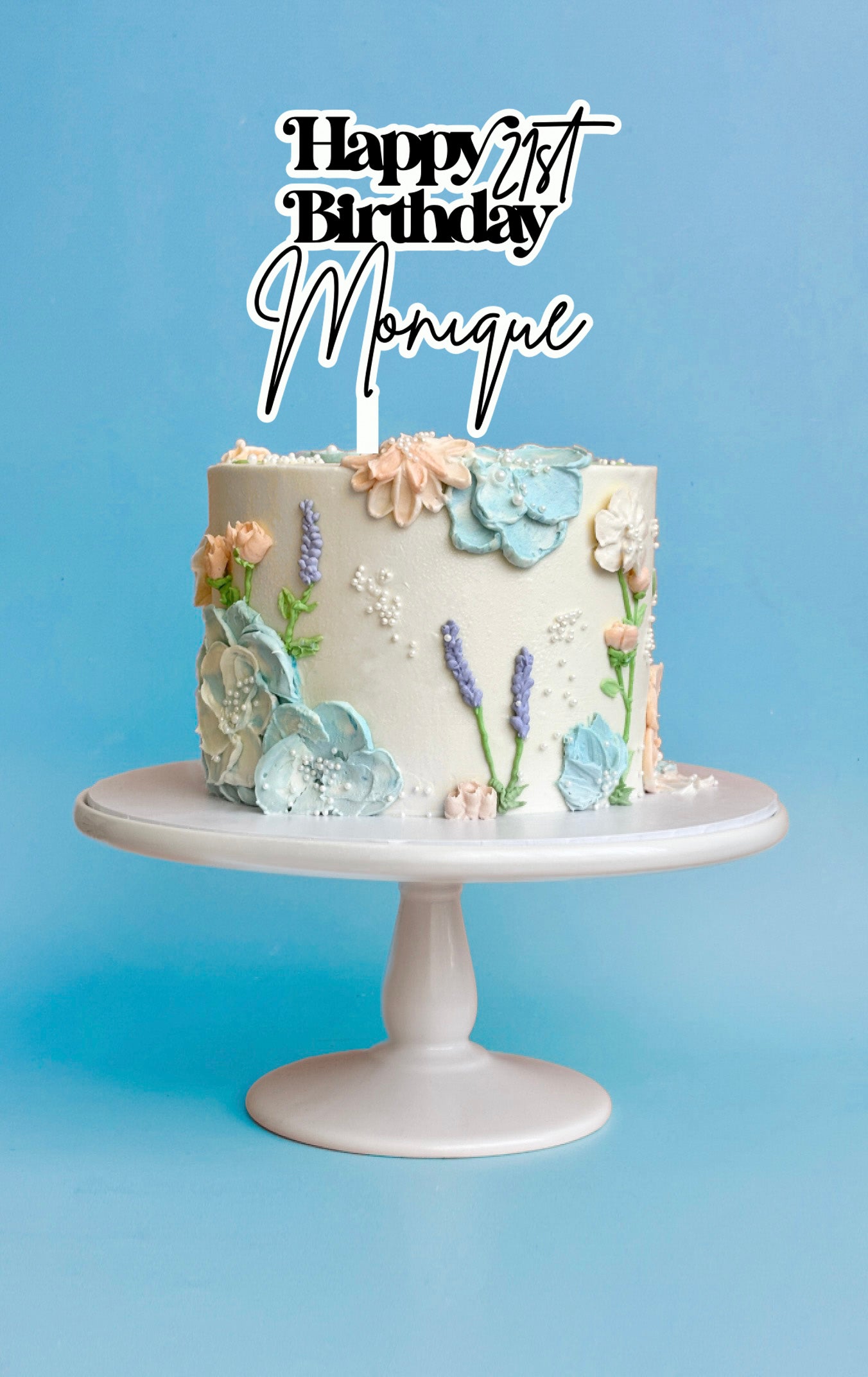 Happy Birthday - Custom Age & Name - Retro and Script