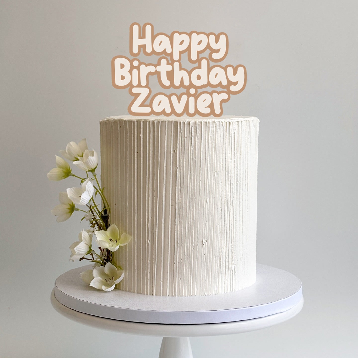 Happy Birthday Custom Name - Bubble Font