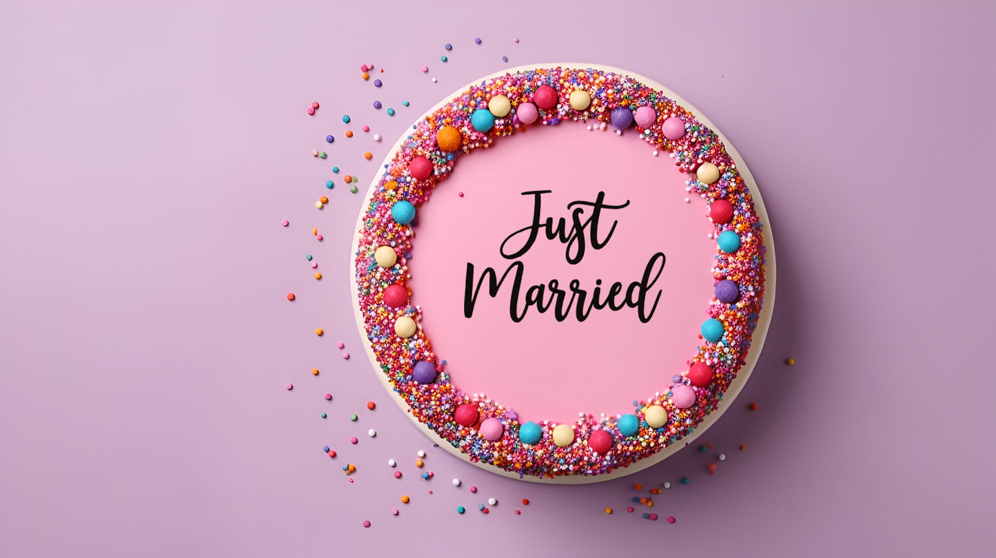 Just Married - Lay Flat Words #2