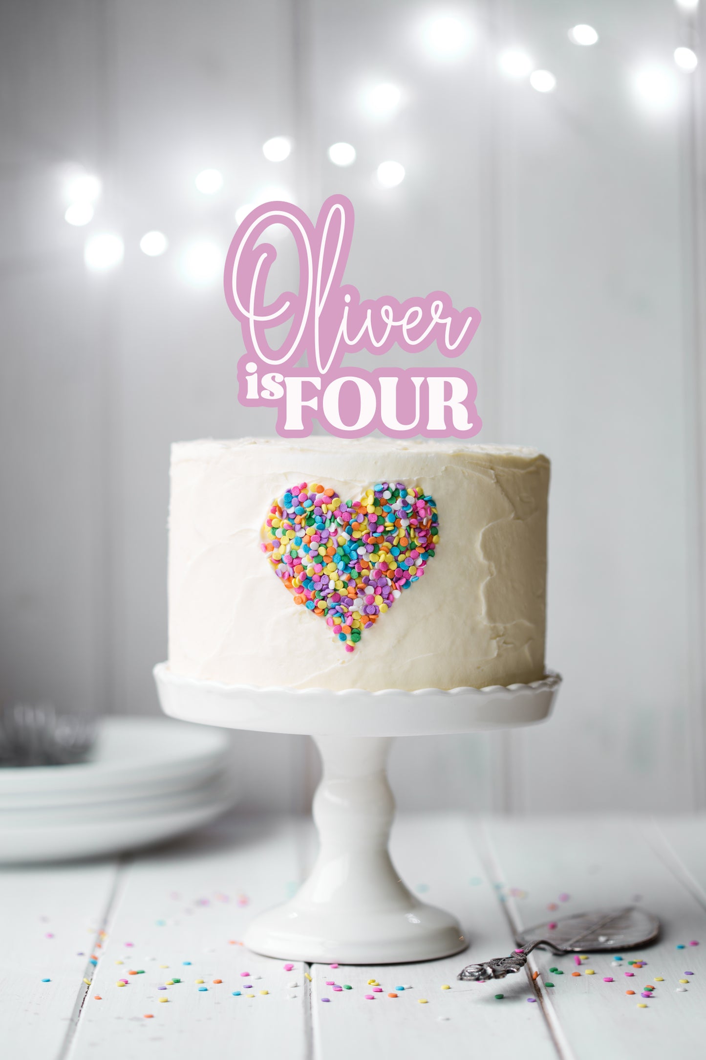 Name is Age - Cake Topper