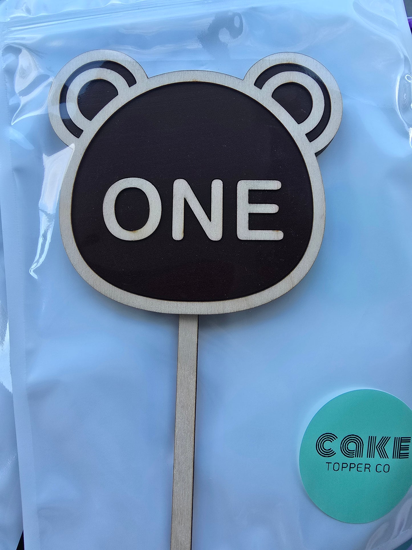 Bear One Topper - Brown on Timber EXPO SALE