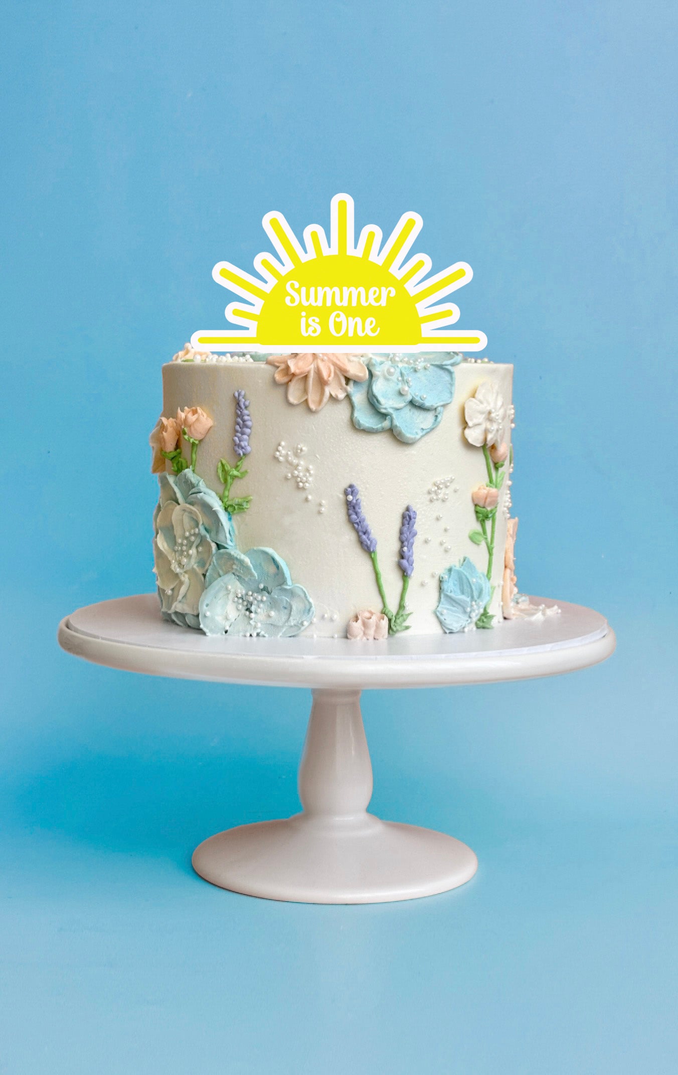 First Birthday Sunshine Cake Topper