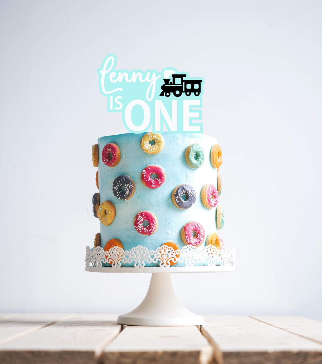 Train Birthday Cake Topper