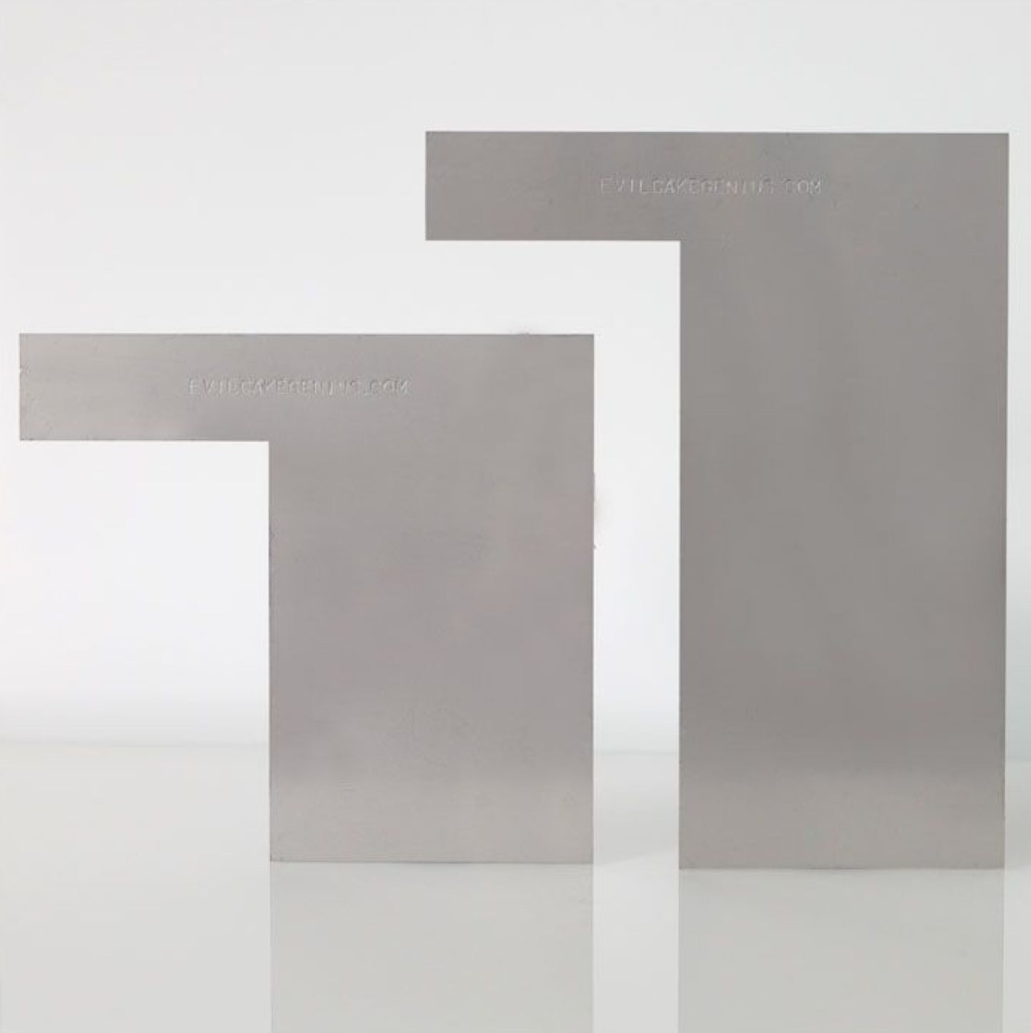 Evil Cake Genuis Cake Contour Combs 8 and 10 Inch - Crisp Corners