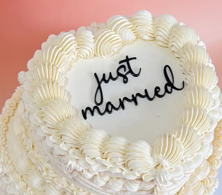 Just Married - Lay Flat Words #5