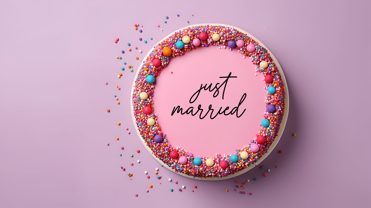 Just Married - Lay Flat Words #3