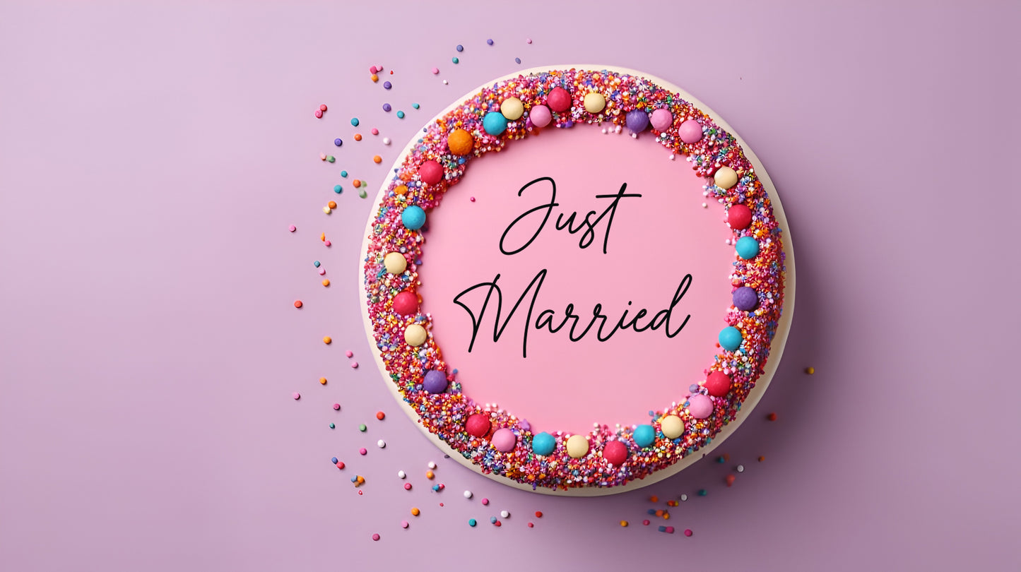 Just Married - Lay Flat Words #4