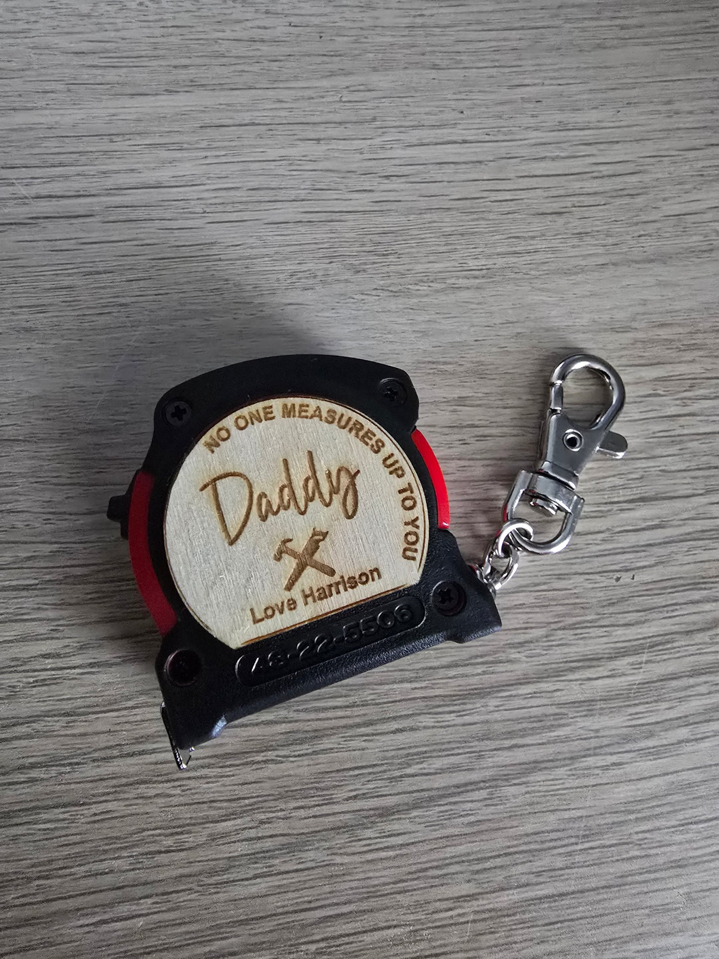 Father's Day Mini Keychain Tape Measure 2m Milwaukee