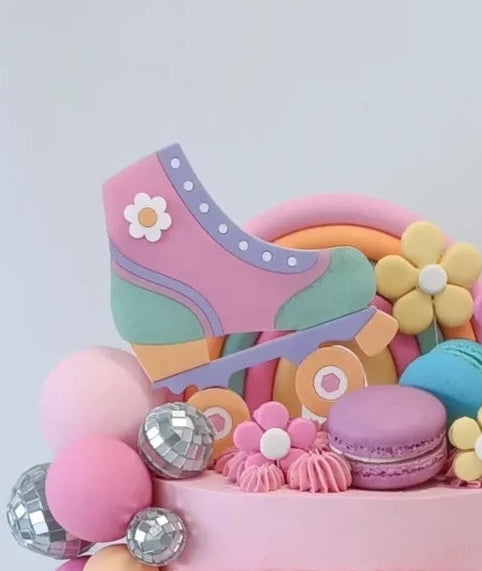 Roller Skate Cake Topper