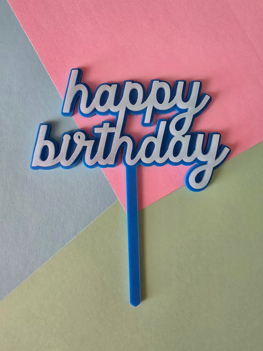 Happy Birthday Blue #1  CLEARANCE