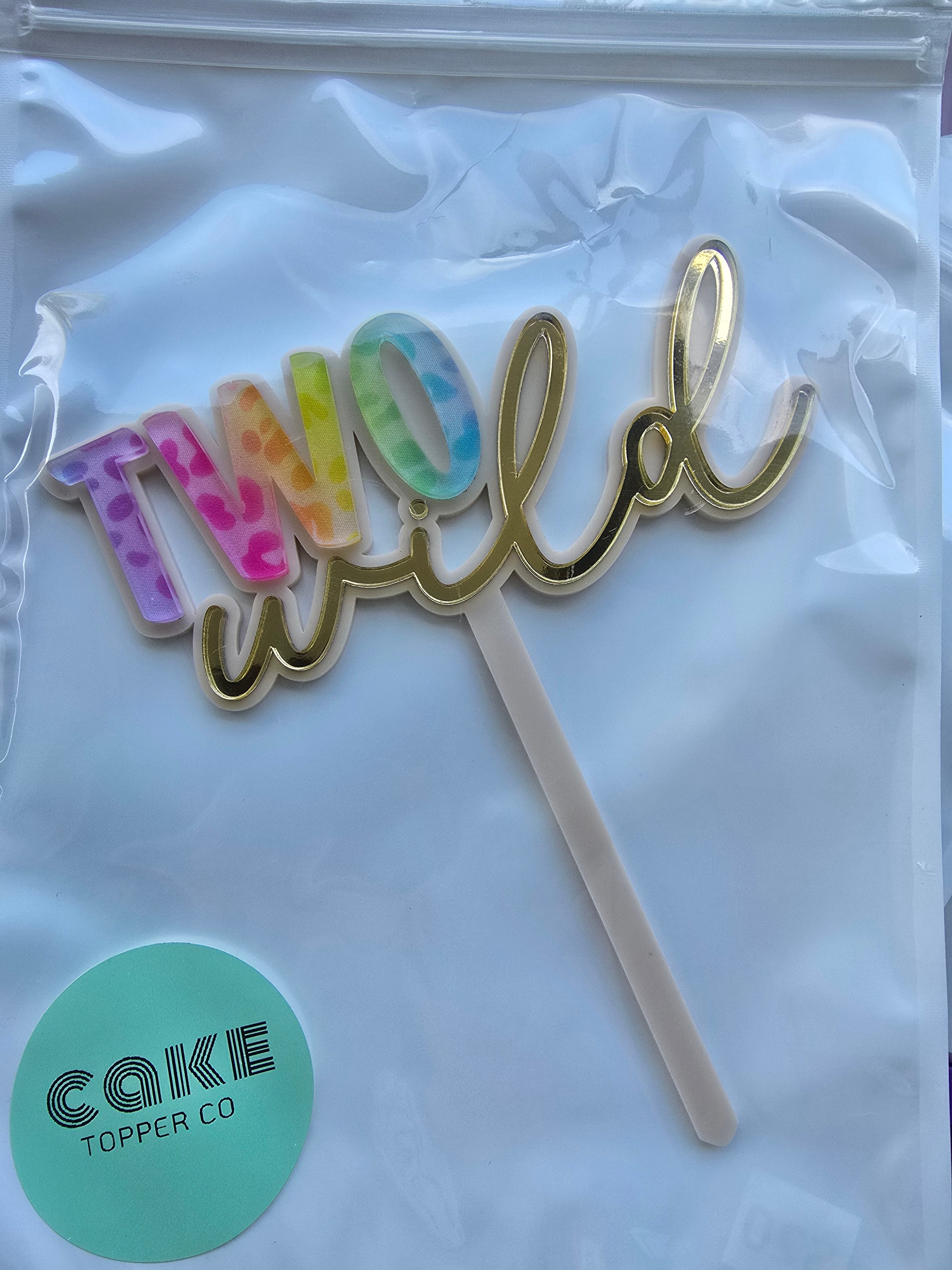 Two Wild Topper #2 CLEARANCE – Cake Topper Co