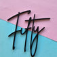Number Fropper / Flat Lay Charm - 7 Fonts to Choose From