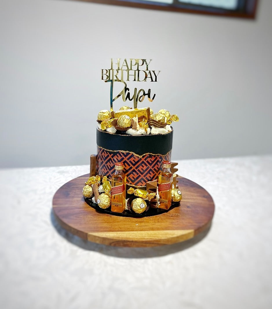 Happy Birthday - Personalised Name - Cake Topper
