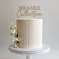 Cake Topper - Mr & Mrs Surname