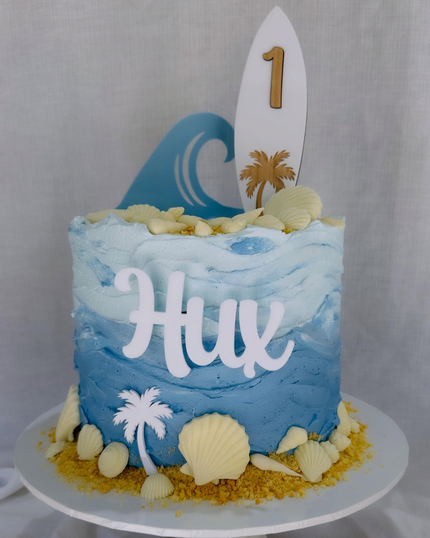 Surf Cake Topper Set
