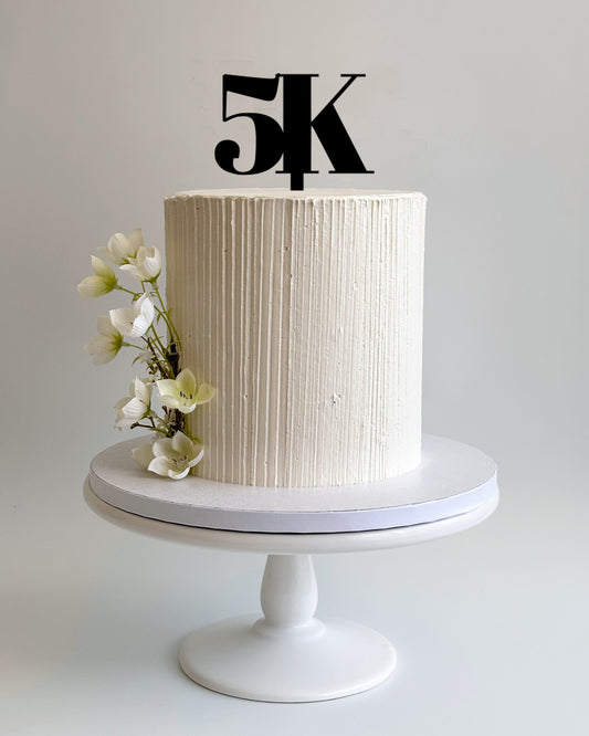 Social Media Follower Milestone Cake Topper