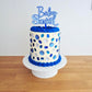 Retro Baby Surname Cake Topper