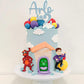 Personalised Double Acrylic Cake Topper - Name is Age