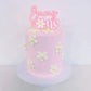 Daisy is One - Personalised Double Acrylic Cake Topper