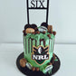 Rugby Post Cake Topper - Custom Age