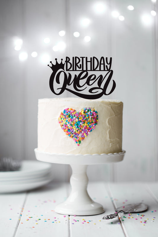 Birthday Queen Cake Topper
