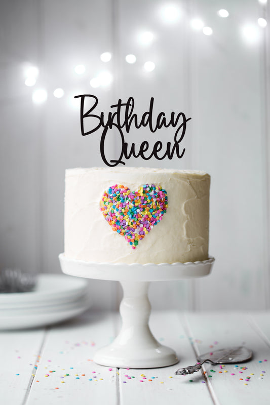 Birthday Queen Cake Topper