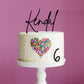 Name Cake Topper + Age Fropper - Brittney Script