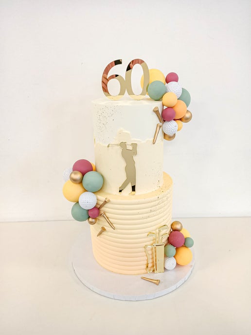 Acrylic Golf Cake Toppers / Charms