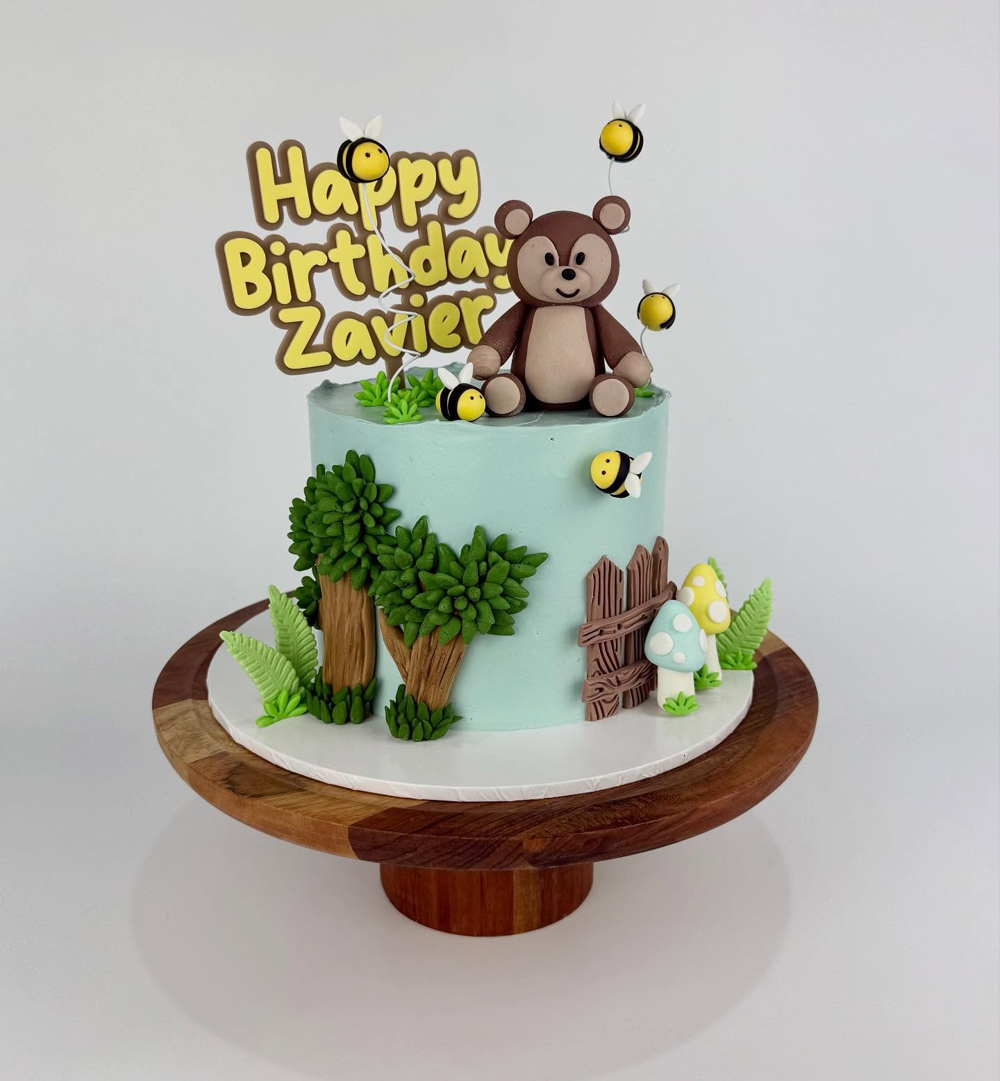 Happy Birthday Custom Name - Bubble Font