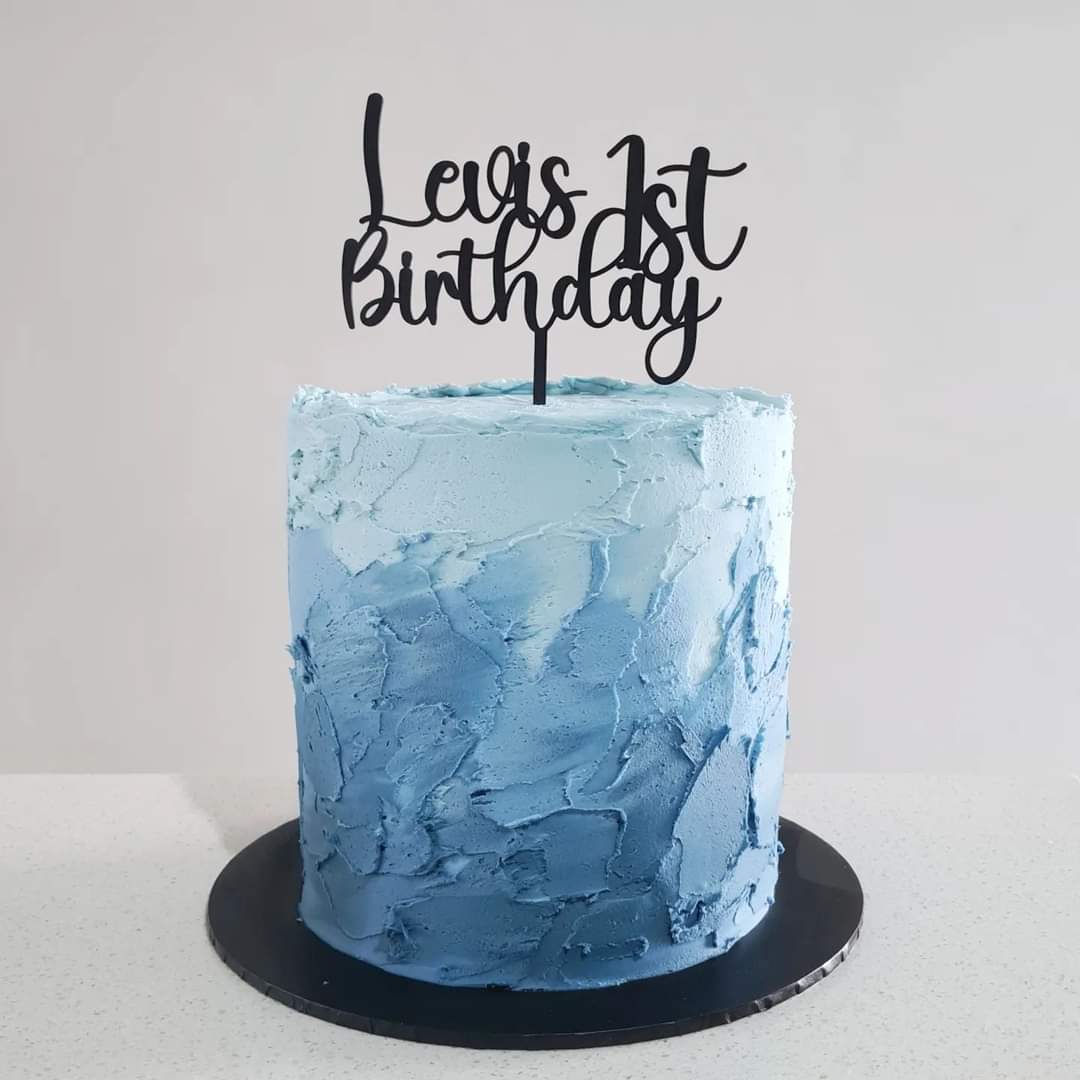 Custom Cake Topper - 1 Colour