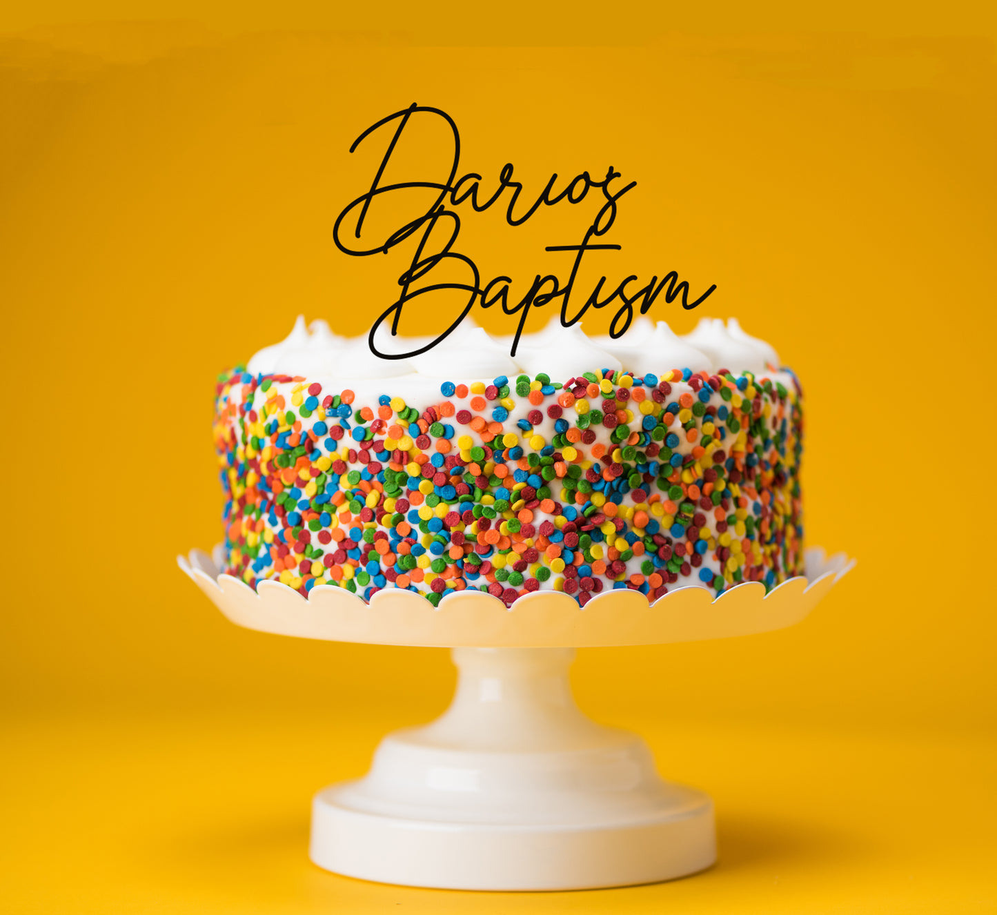 Custom Cake Topper - 1 Colour