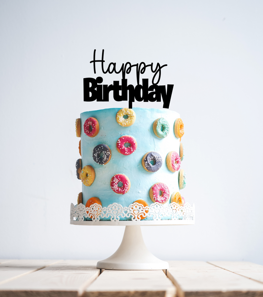 Happy Birthday Cake Topper 2