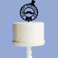 Happy Birthday Moustache Bowtie Top Hat Cake Topper