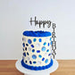 Happy Birthday Top & Side Cake Topper