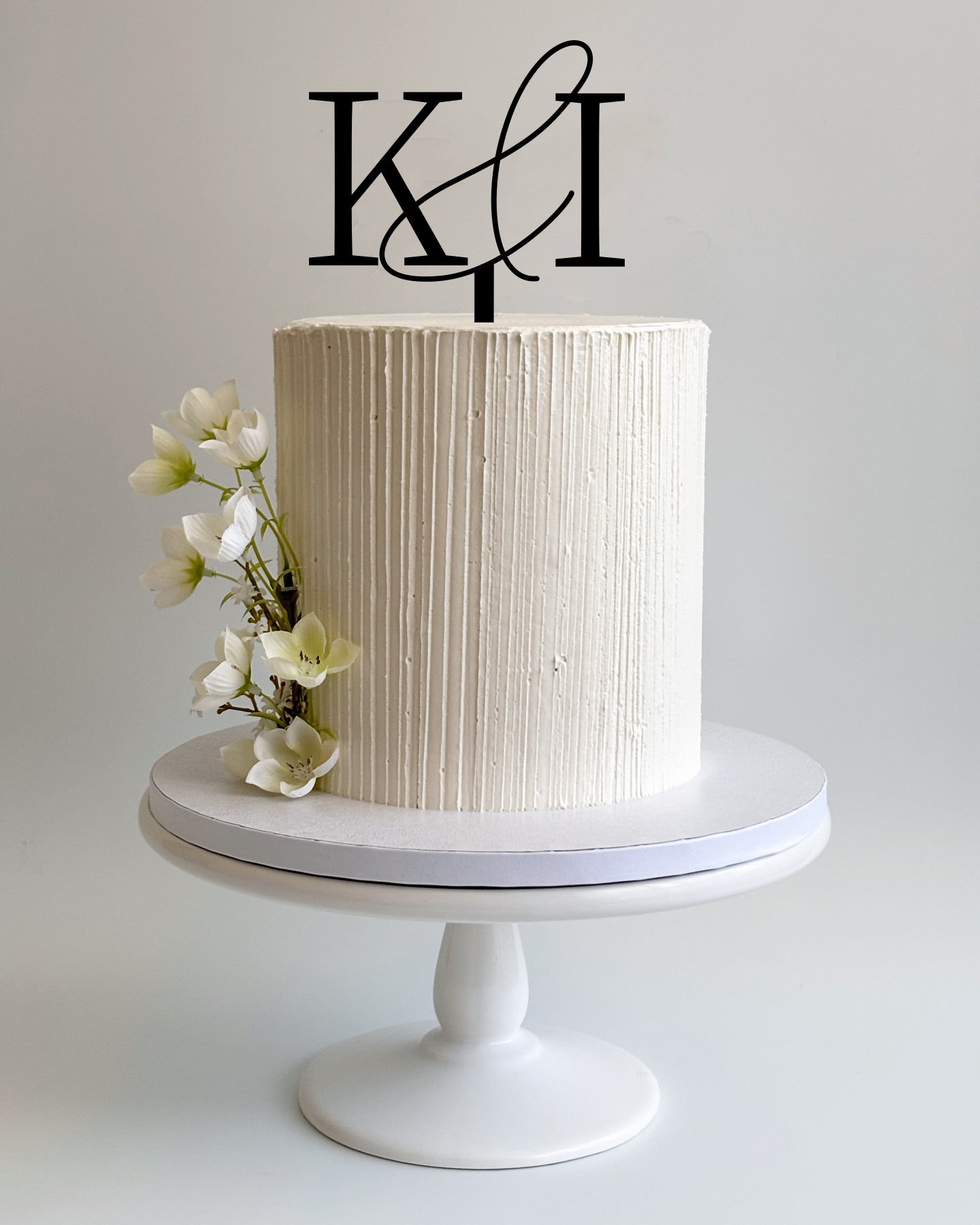 Wedding / Engagement Initials Cake Topper