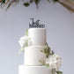 Just Married Cake Topper #2