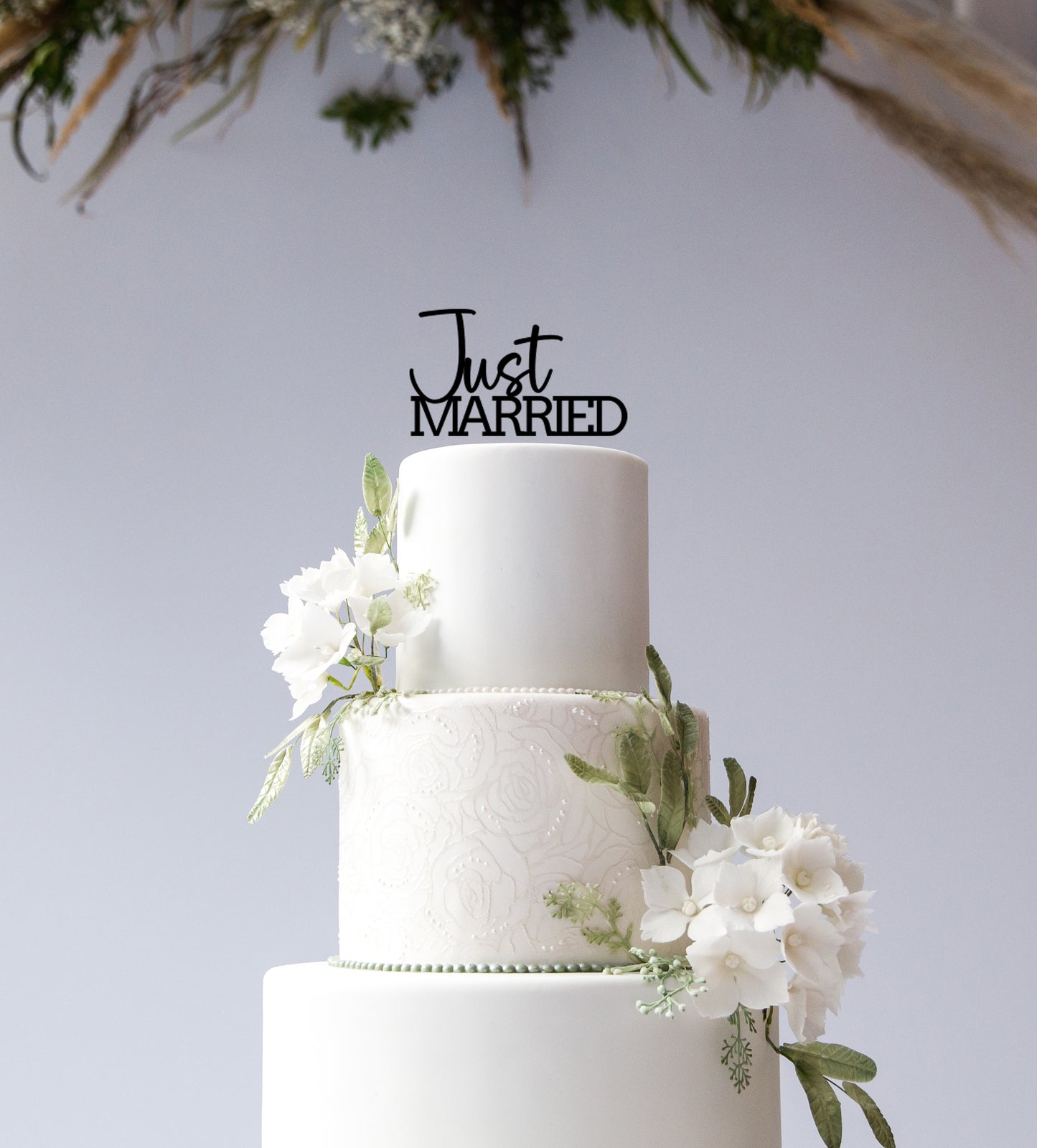 Just Married Cake Topper #2