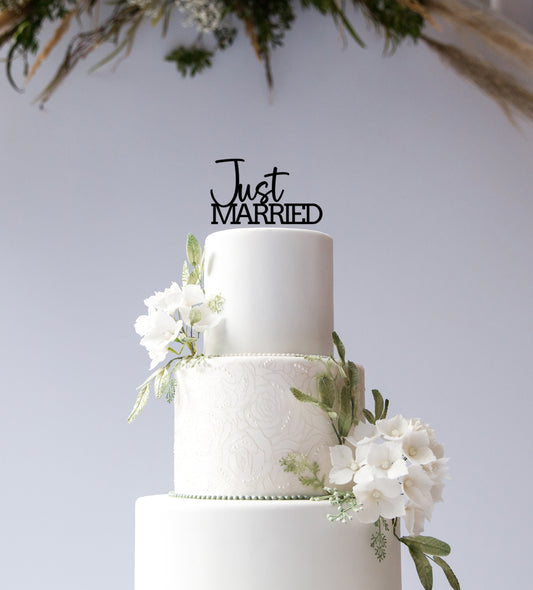 Just Married Cake Topper #2