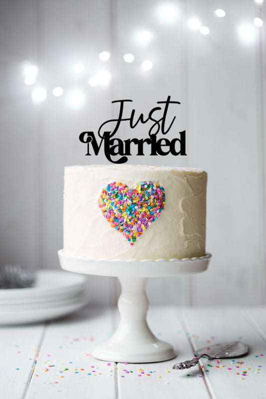 Just Married Cake Topper #4